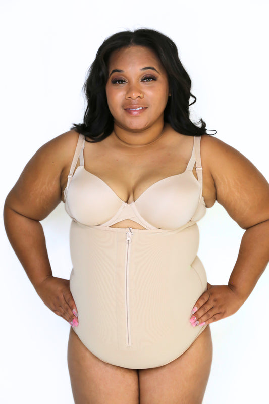 Erika Bodysuit Brief Zipper Front Faja Shapewear